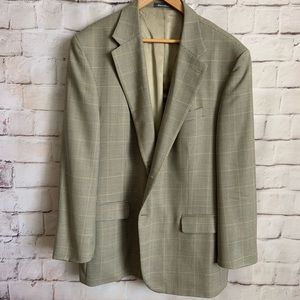 Oscar De La Renta Sport Coat, 100% Wool, 46R